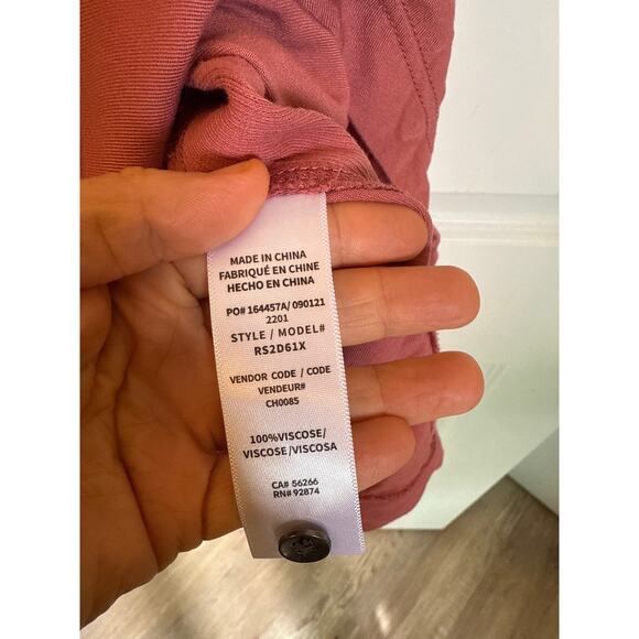 Splendid Promenade Ribbed Tank Dress Terracotta M Henley Style - Picture 8 of 16